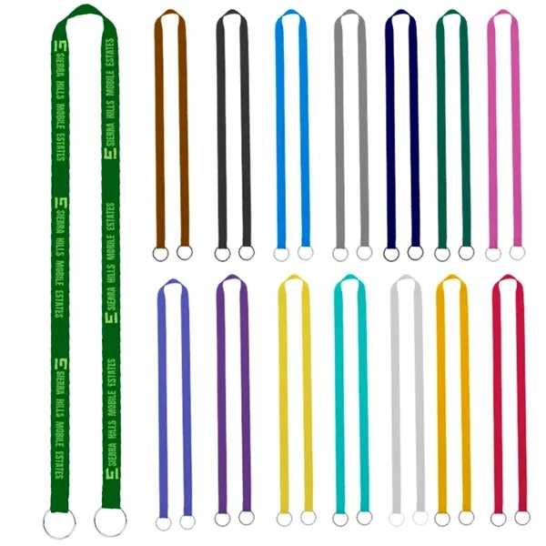 Strengthen branding with 1/2" screen-printed lanyards: double clips, durable polyester, rapid... from ASI 67557 LimeLight Ent