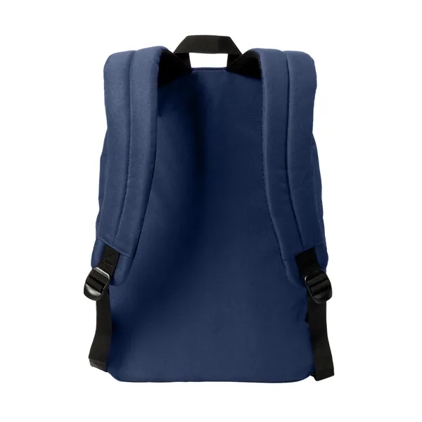 The Carbon-Free Recycled Polyester Backpack is eco-friendly, spacious, with a padded... from ASI 92980 WOV-IN® / Universal Strap/Wov-In Line