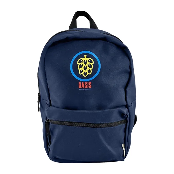 The Carbon-Free Recycled Polyester Backpack is eco-friendly, spacious, with a padded... from ASI 92980 WOV-IN® / Universal Strap/Wov-In Line