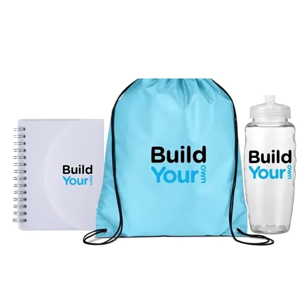 Drawstring Bag, Bottle and Notebook Kit... from ASI 89971 Stuff A Mug