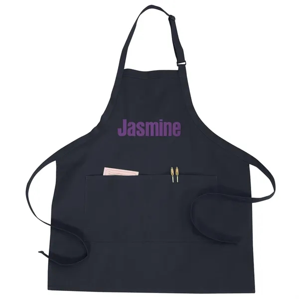 Butcher apron with neck strap and subdividable pockets.... from ASI 66230 Landes Inc