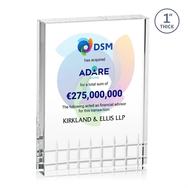 The Optical Crystal Lynch VividPrint™ Award exudes timeless beauty and prestige.... from ASI 84592 St Regis Group / St Regis