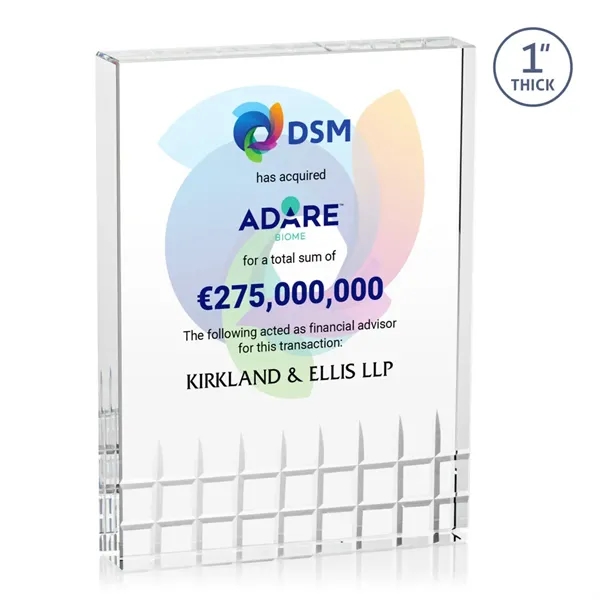 The Optical Crystal Lynch VividPrint™ Award exudes timeless beauty and prestige.... from ASI 84592 St Regis Group / St Regis