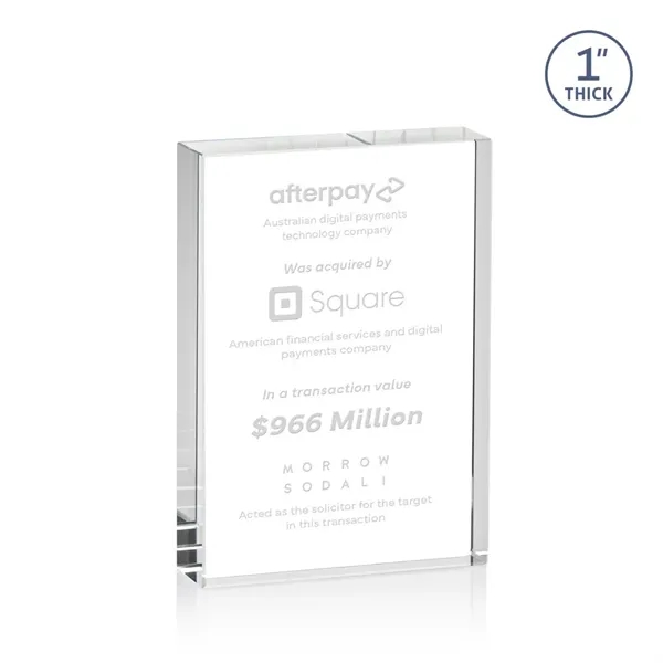 Our Optical Crystal Bendell Award is impeccably cut for clarity and... from ASI 84592 St Regis Group / St Regis