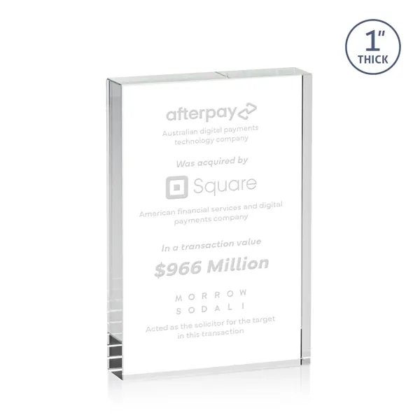 Our Optical Crystal Bendell Award is impeccably cut for clarity and... from ASI 84592 St Regis Group / St Regis