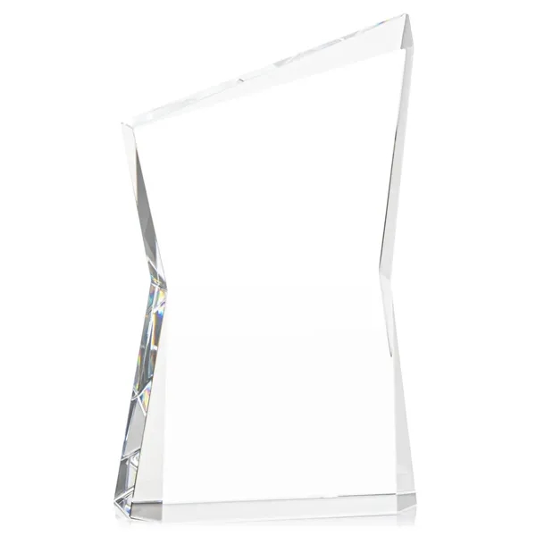 Honor excellence with our elegant thick freestanding optical crystal Roswell VividPrint™... from ASI 84592 St Regis Group / St Regis