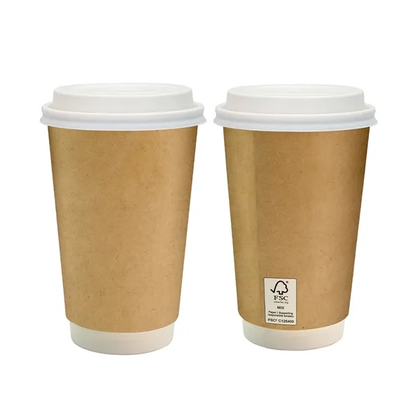 16 oz. Full Color Dusky Paper Cup with Lid... from ASI 30208 A P Specialties / AP Specialties