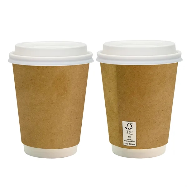 12 oz Full Color Dusky Paper Cup With Lid... from ASI 30208 A P Specialties / AP Specialties