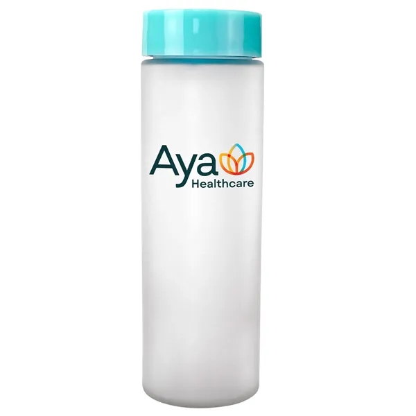 Clear View 22 oz. Full Color Frosted Glass Bottle... from ASI 30208 A P Specialties / AP Specialties