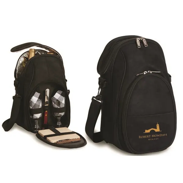 Brava Wine-Cheese Tote Black... from ASI 88675 Picnic Plus