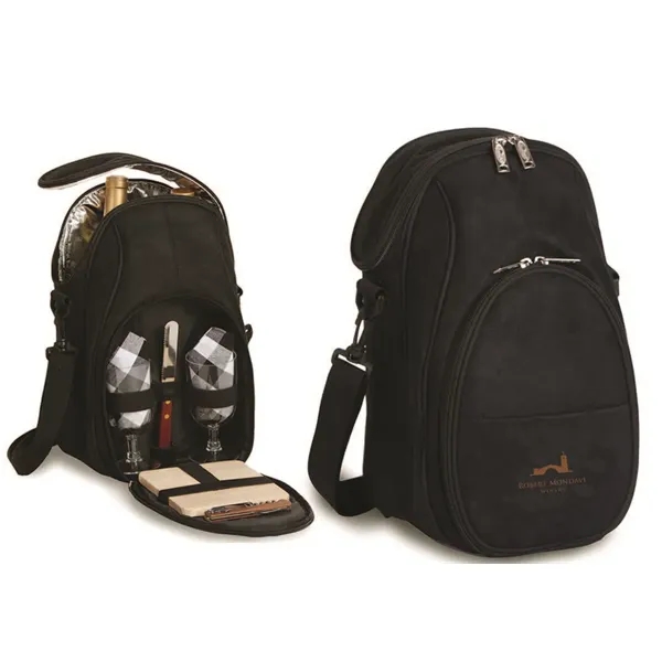 Brava Wine-Cheese Tote Black... from ASI 88675 Picnic Plus