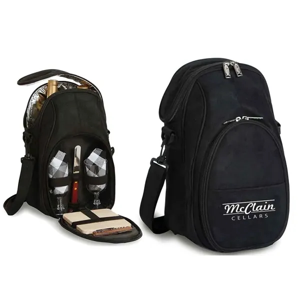Brava Wine-Cheese Tote Black... from ASI 88675 Picnic Plus