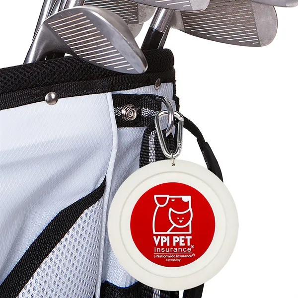 4" PVC golf putting target, bag tag and drink coaster with... from ASI 52263 EMT / EMT