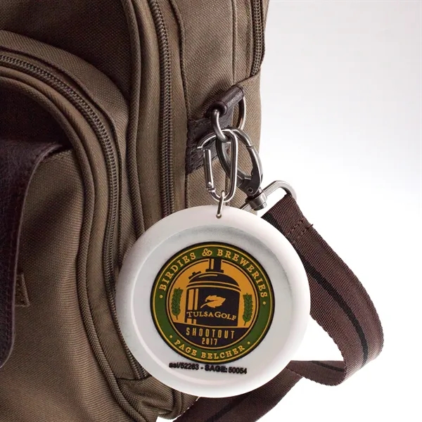 4" PVC golf putting target, bag tag and drink coaster with... from ASI 52263 EMT / EMT