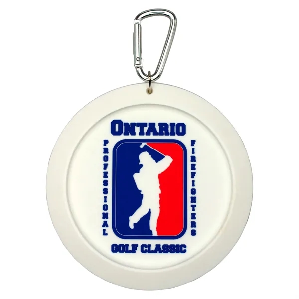 4" PVC golf putting target, bag tag and drink coaster with... from ASI 52263 EMT / EMT
