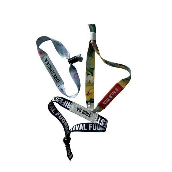 Woven fabric smart NFC wristband plus full color sublimation imprint on... from ASI 37218 Athena Promo (tm)