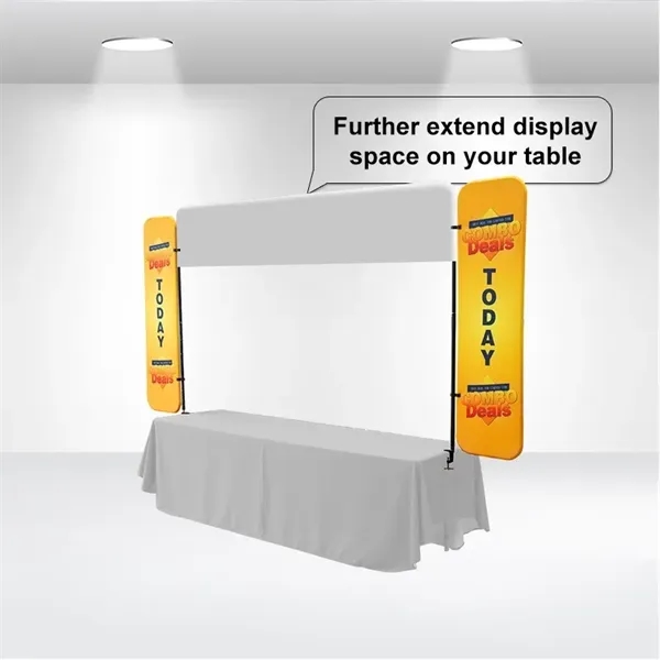 Side panel table top banner easily attached to tabletop banner frame,... from ASI 66230 Landes Inc
