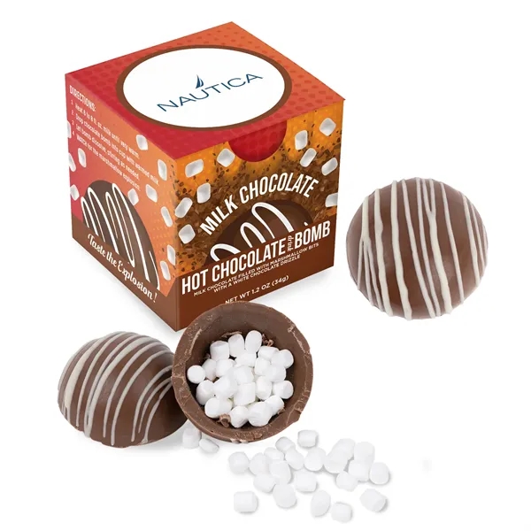 Hot Chocolate Bomb In Full Color Gift Box... from ASI 44900 NC Custom (CI/Lanco) / Chocolate Inn