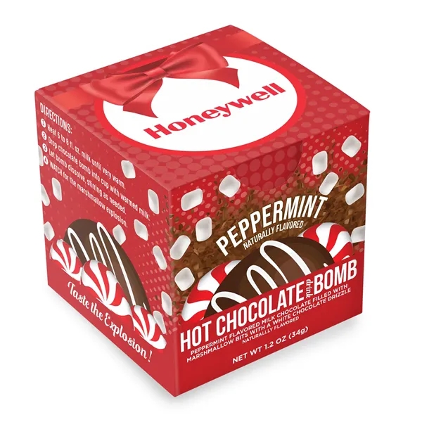 Hot chocolate bomb filled with delicious marshmallows.... from ASI 44900 NC Custom (CI/Lanco) / Chocolate Inn