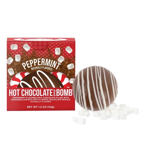 Hot chocolate bomb filled with delicious marshmallows.... from ASI 44900 NC Custom (CI/Lanco) / Chocolate Inn