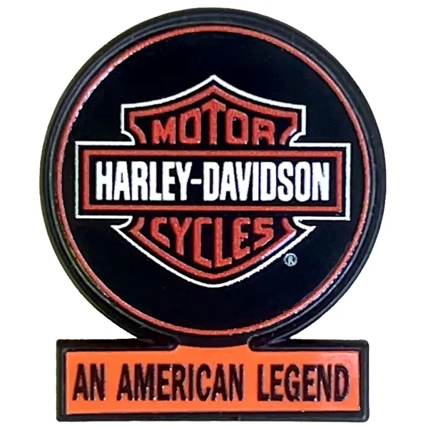 Deluxe Signet Enamel Pin USA. 3D Raised Enamel Printed... from ASI 40515 BILD Enterprises LLC