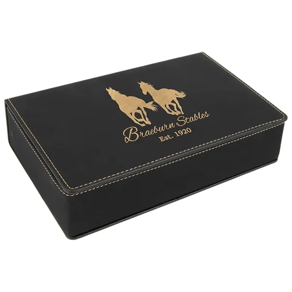 Gift set with 6 oz. leatherette-stainless steel flask, funnel and two... from ASI 74601 Calico