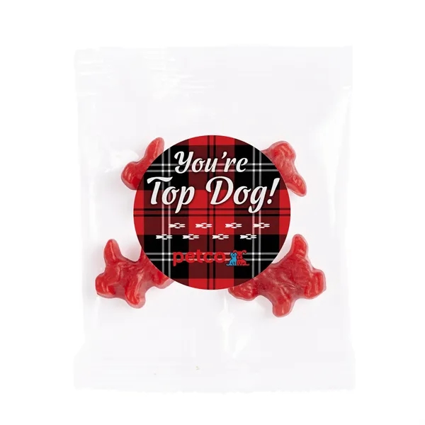 1oz. Goody Bags - Jelly Belly Licorice Scottie Dogs... from ASI 44900 NC Custom (CI/Lanco) / Chocolate Inn