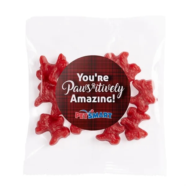 2oz. Handfuls - Jelly Belly Licorice Scottie Dogs... from ASI 44900 NC Custom (CI/Lanco) / Chocolate Inn