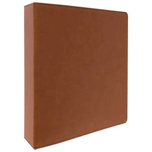 11" x 11.5" x 3" rawhide PU leatherette 3-ring binder with... from ASI 74601 Calico