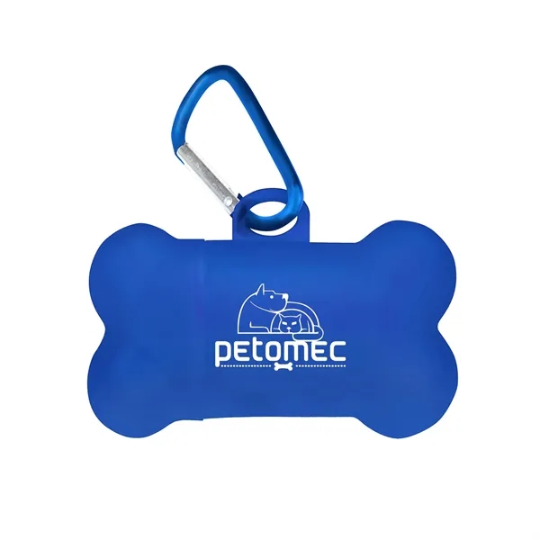 This bone shaped poop bag dispenser includes 20 disposable .0007mm PE... from ASI 52710 Lincoln Line