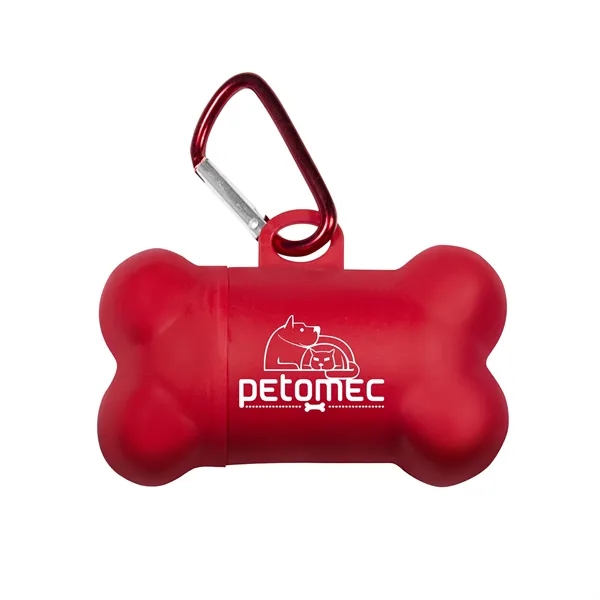 This bone shaped poop bag dispenser includes 20 disposable .0007mm PE... from ASI 52710 Lincoln Line