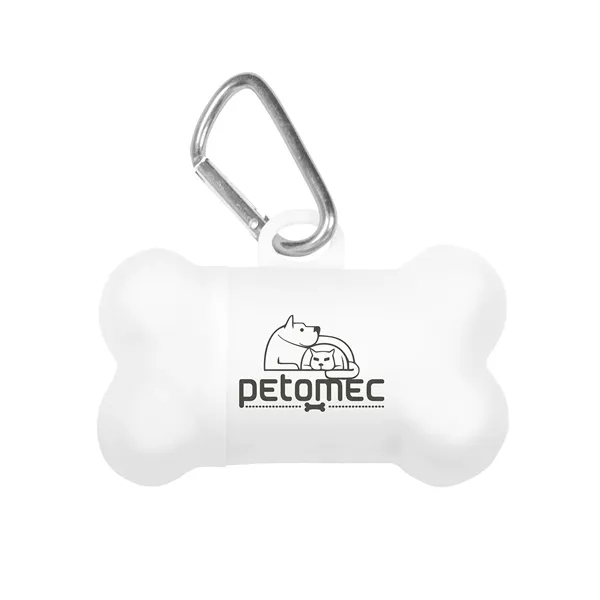 This bone shaped poop bag dispenser includes 20 disposable .0007mm PE... from ASI 52710 Lincoln Line