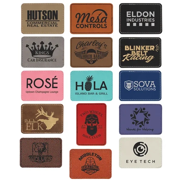 Laserable Leatherette Patch with Adhesive... from ASI 72657 Active Life Promo / Street Marketing Active Life