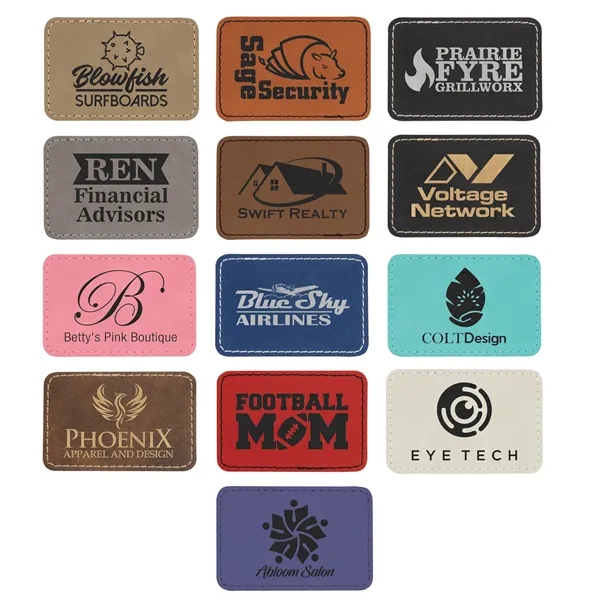 Laserable Leatherette Patch with Adhesive... from ASI 72657 Active Life Promo / Street Marketing Active Life