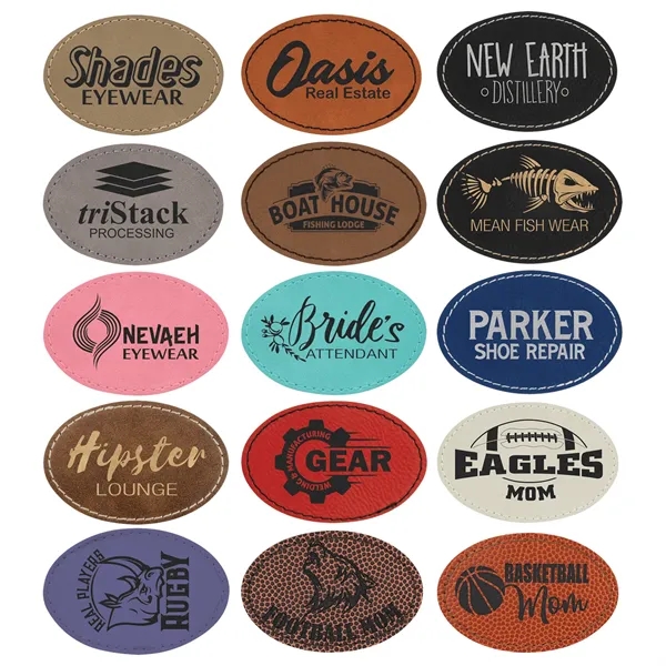 Laserable Leatherette Patch with Adhesive... from ASI 72657 Active Life Promo / Street Marketing Active Life