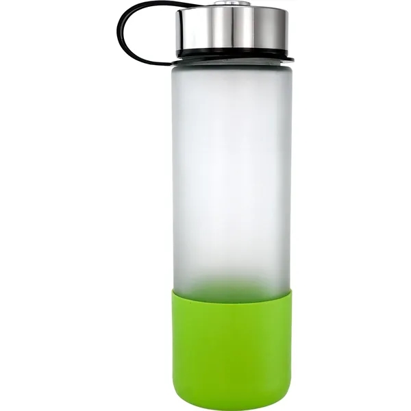 Metal Lanyard Lid 22oz. Full Color Frosted Glass Grip Bottle... from ASI 30208 A P Specialties / AP Specialties