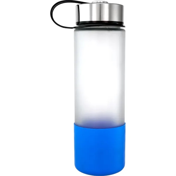 Metal Lanyard Lid 22oz. Full Color Frosted Glass Grip Bottle... from ASI 30208 A P Specialties / AP Specialties