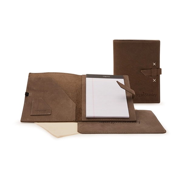 Business gift set including mini padfolio and leather mouse pad in... from ASI 88060 Snugz/USA Inc / SnugZ USA®