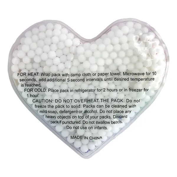 Heart shaped, rainbow gel bead packs for hot and cold therapy.... from ASI 34415 Alpi International LTD