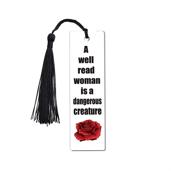 Acrylic bookmark with tassel plus 1 color silkscreen imprint on 1... from ASI 37218 Athena Promo (tm)