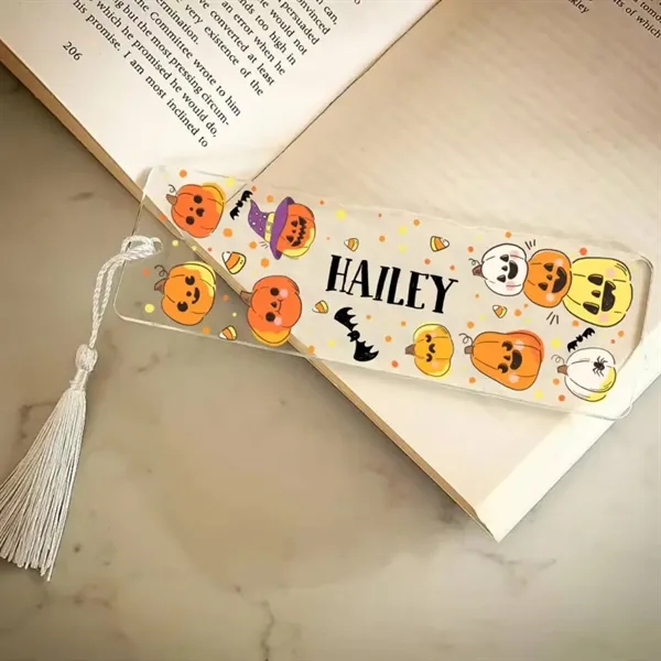 Acrylic bookmark with tassel plus 1 color silkscreen imprint on 1... from ASI 37218 Athena Promo (tm)