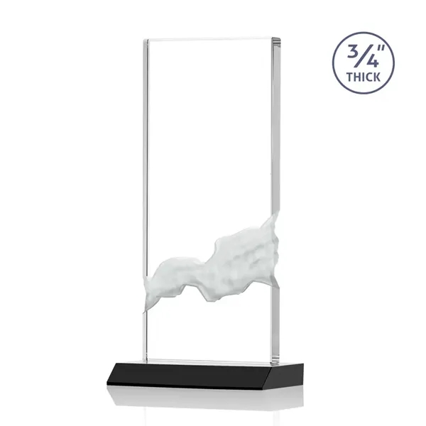 The Poole Award features a Starfire Crystal mounted on a Black... from ASI 84592 St Regis Group / St Regis