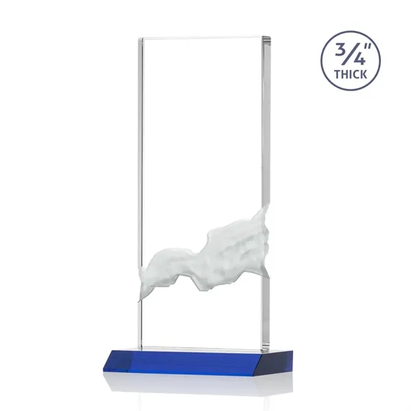 The Poole Award features a Starfire Crystal mounted on a Blue... from ASI 84592 St Regis Group / St Regis