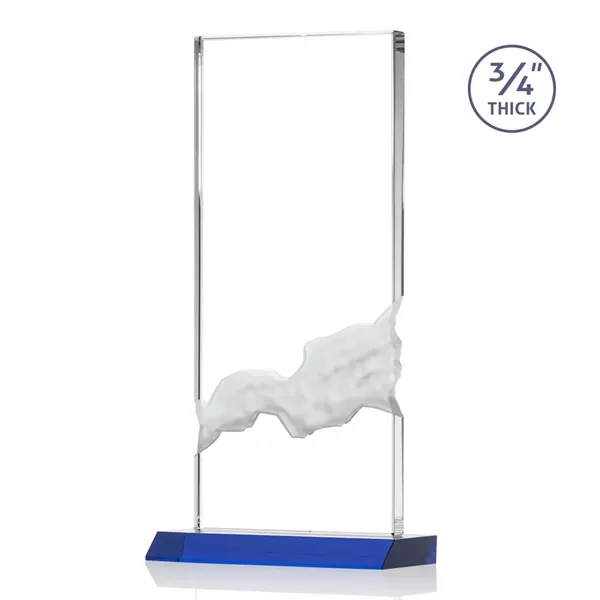 The Poole Award features a Starfire Crystal mounted on a Blue... from ASI 84592 St Regis Group / St Regis