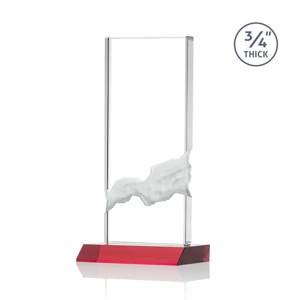 The Poole Award features a Starfire Crystal mounted on a Red... from ASI 84592 St Regis Group / St Regis