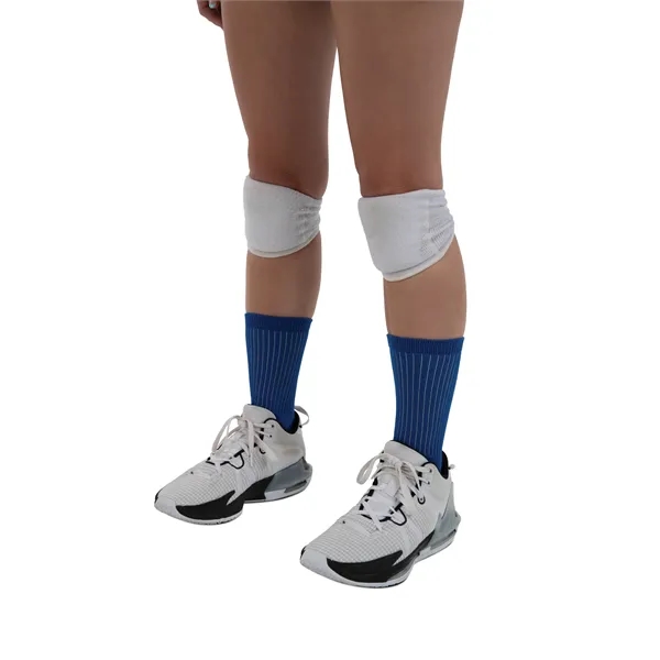 Tonal Crew Sock with moisture-wicking properties and breathable knit mesh.... from ASI 37461 Augusta Sportswear