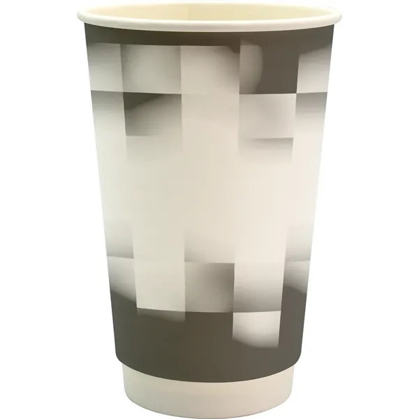 16 oz. Full Color Shaded Checkers Paper Cup... from ASI 30208 A P Specialties / AP Specialties