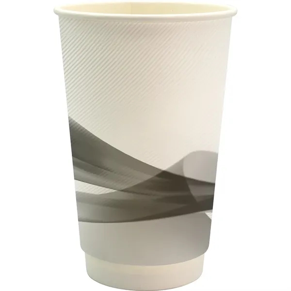 16 oz. Full Color Groovy Paper Cup... from ASI 30208 A P Specialties / AP Specialties