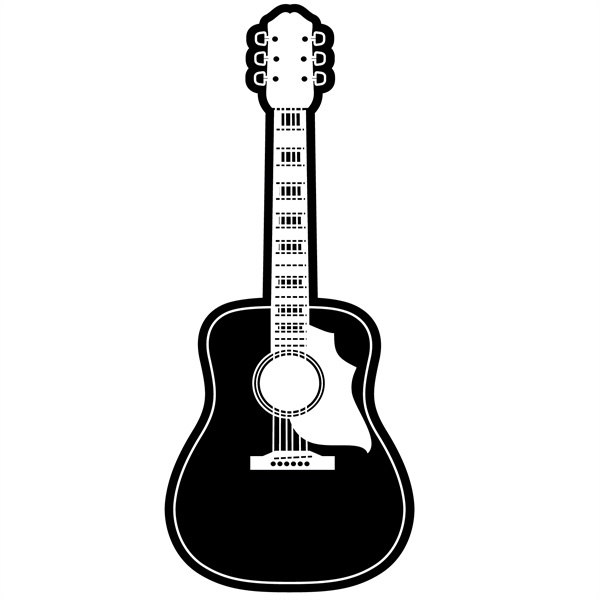 Foam guitar, 12" x 28".... from ASI 54886 Foamworx / FoamWorx