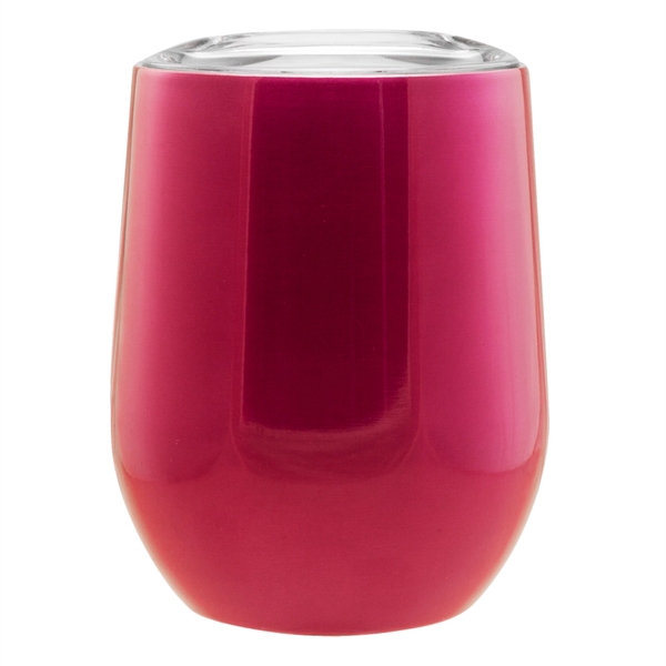 11 oz. stainless steel stemless wine glass with lid and double-wall... from ASI 39552 BEL Promo
